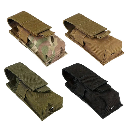 Looking for a compact and convenient way to carry your multitool or small folding knife? Look no further! This multifunctional pouch can easily attach to your webbing or backpack strap for easy and quick access. Plus, it measures at a portable 14x5.5x4cm. Don't miss out on this must-have addition to your gear! www.defenceqstore.com.au