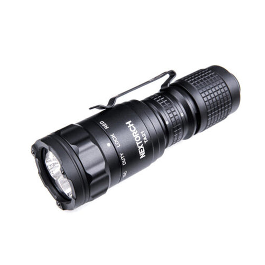 The NEXTORCH TA21 is a compact, high-performance tactical flashlight designed for the every day use of law enforcement professionals and tactical operators. This EDC-ready flashlight is built like the popular TA20 and delivers a powerful 1300 lumen beam with a 160-meter max beam distance www.defenceqstore.com.au