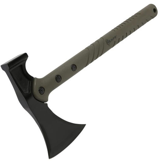 The Sparrow Hammer Axe gives you the utility for camping trips and wilderness survival prep with a design that sets this axe apart from the crowd. The Sparrow is a two-in-one axe and hammer combination that matches quality with functionality. www.defenceqstore.com.au