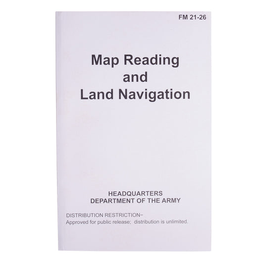 Delve into the depths of military expertise with this Map Reading and Navigation FM21-26 Manual. This military field manual consists of over 140 pages of detailed Illustrations that offer insights into a wide array of topics. www.defenceqstore.com.au
