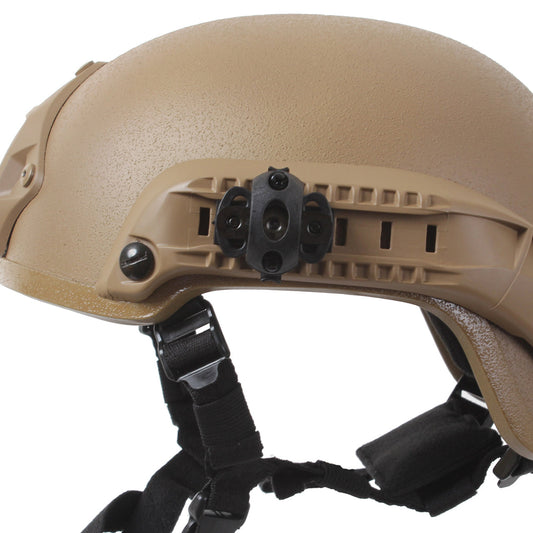 Rothco Base Jump Helmet Accessory Pack is a perfect fit for our 1894 Base Jump Helmets the 4 piece set includes 2 picatinny rail adapters, 1 adjustable single clamp & 1 tactical weapon light adapter. www.defenceqstore.com.au