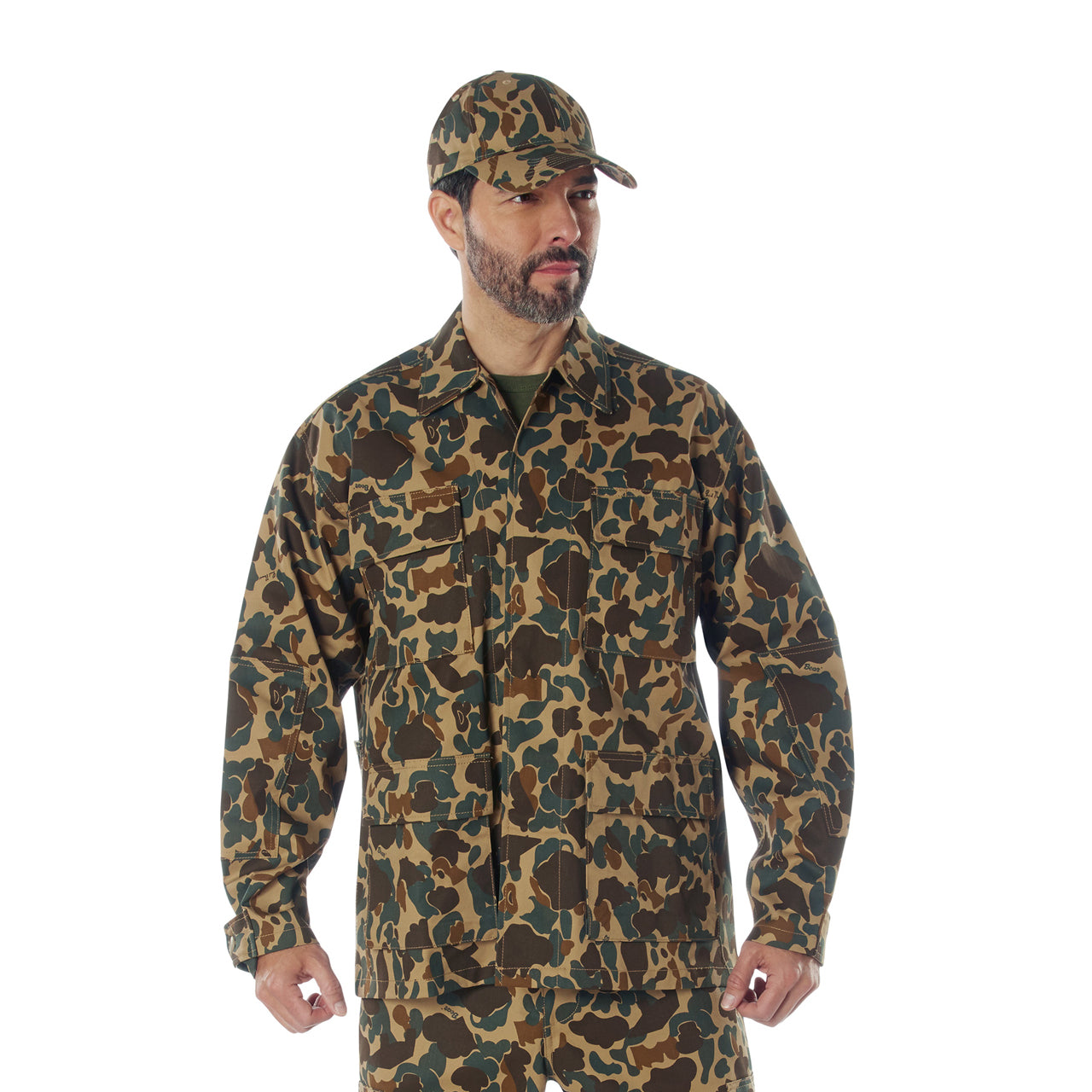 In collaboration with Bear Archery, the revered Fred Bear camouflage pattern comes to life through Rothco’s legendary outdoor apparel and gear, including our BDU Shirt. Each item in the Fred Bear Camouflage collection has been crafted using the iconic Fred Bear camo pattern. www.defenceqstore.com.au