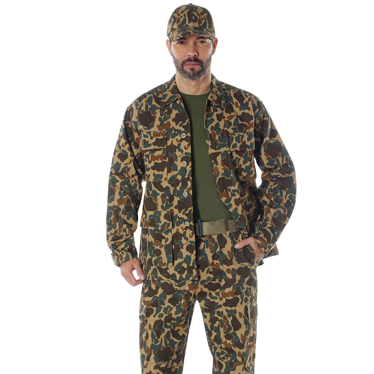 In collaboration with Bear Archery, the revered Fred Bear camouflage pattern comes to life through Rothco’s legendary outdoor apparel and gear, including our BDU Shirt. Each item in the Fred Bear Camouflage collection has been crafted using the iconic Fred Bear camo pattern. www.defenceqstore.com.au