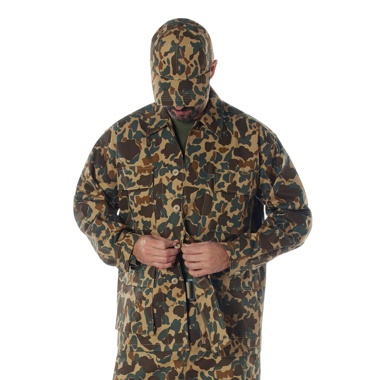 In collaboration with Bear Archery, the revered Fred Bear camouflage pattern comes to life through Rothco’s legendary outdoor apparel and gear, including our BDU Shirt. Each item in the Fred Bear Camouflage collection has been crafted using the iconic Fred Bear camo pattern. www.defenceqstore.com.au