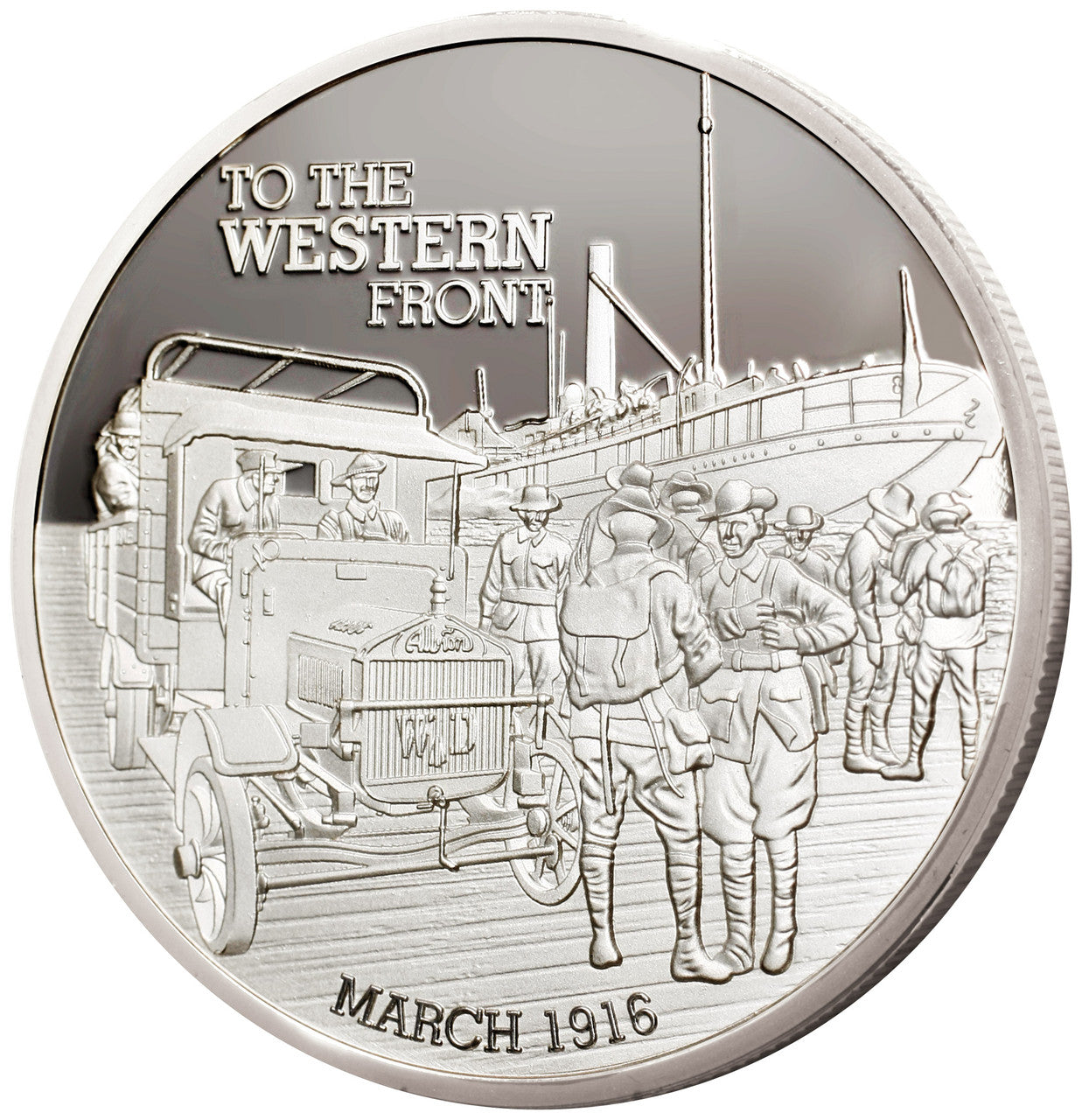The Sands Of Gallipoli Great War 1916 -2016 Commemorative Medallion Set is a limited edition collection of six proof quality silver finish medallions. This set pays tribute to Australia's involvement in the war of 1916, showcasing the bravery and sacrifices made by the Australian navy, the Australian Flying Corps, and the soldiers of the A.I.F. www.defenceqstore.com.au