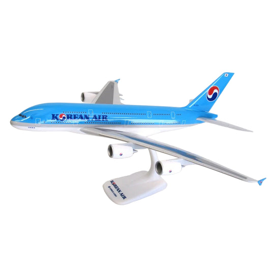 Showcase aviation's most impressive aircraft with this exceptional 1/200 scale A380-800 from PPC, featuring Korean Airlines' elegant livery. Meticulously detailed and authentically rendered, this premium collectible celebrates the superlative engineering and global reach of the world's largest passenger airliner. www.defenceqstore.com.au