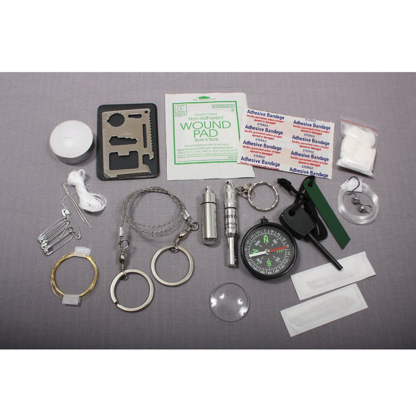 Rothco’s Pocket Size Survival Kit is an essential companion for any outdoor adventure or emergency situation, packed with crucial tools in a compact and portable tin. The kit includes everything you need to handle a wide range of survival tasks, from starting a fire with the magnesium fire starter to navigating with the built-in compass. www.defenceqstore.com.au