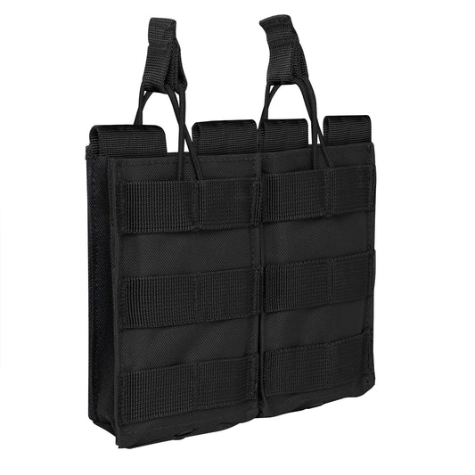 Safely secure your spare mags at the range with Rothco’s MOLLE Open Top Double Mag Pouch. This MOLLE compatible double magazine pouch with four MOLLE straps on the back and six MOLLE loops on the front for securing to tactical vests, assault packs, duty belts, or anything with a MOLLE panel. www.defenceqstore.com.au