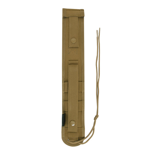 The MOLLE Knife Sheath is a lightweight and durable way to safely secure your blade while working, hiking, or hunting. The sheath features two webbing straps with snap closures that secure the knife inside of the seven-inch hard blade insert. www.defenceqstore.com.au