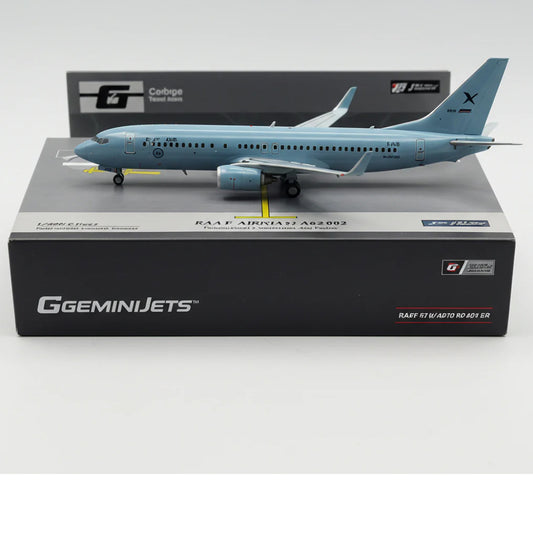 Enhance your military aviation collection with this impressive 1/400 scale B737-8 from Gemini Jets, representing RAAF aircraft A62-002. Engineered with outstanding precision and authentic detail, this premium collectible showcases Australia's modern military transport platform with distinction. www.defenceqstore.com.au