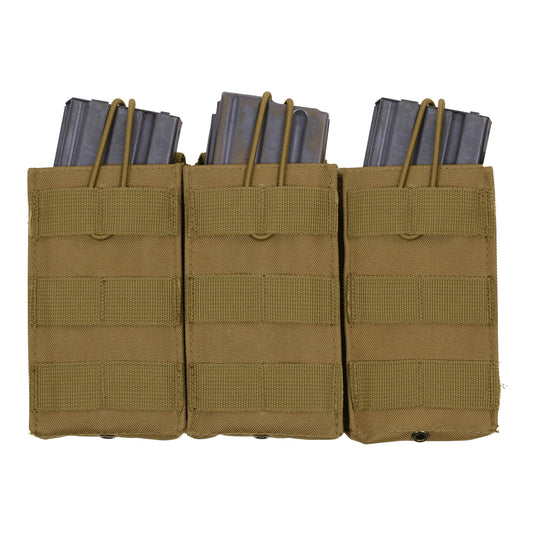 Whether you're on duty or engaged in recreational activities like airsoft or paintball, this triple mag pouch is an essential addition to your loadout. Versatile and dependable, it offers a secure and accessible solution for carrying your essential rifle magazines.  www.defenceqstore.com.au