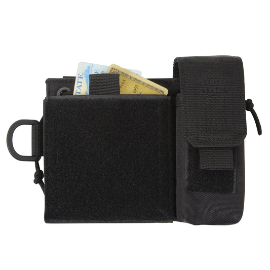The adaptable single pouch comes with a flap cover, making it suitable for a spare pistol magazine, multitool, or flashlight. The front loop field allows you to attach rank tape, morale or flag patches for a personalized touch. Its MOLLE compatibility means you can seamlessly add it to your plate carrier vest. The bottom grommet drain hole and side D-ring add convenience and functionality to this must-have tactical accessory. www.defenceqstore.com.au