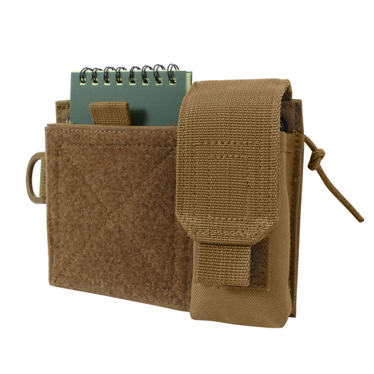 This MOLLE Administration Pouch in Coyote Brown is the perfect tool for keeping all your essential documents and IDs organized. With an open top slot, you can easily store and access maps, notebooks, or other important materials. www.defenceqstore.com.au