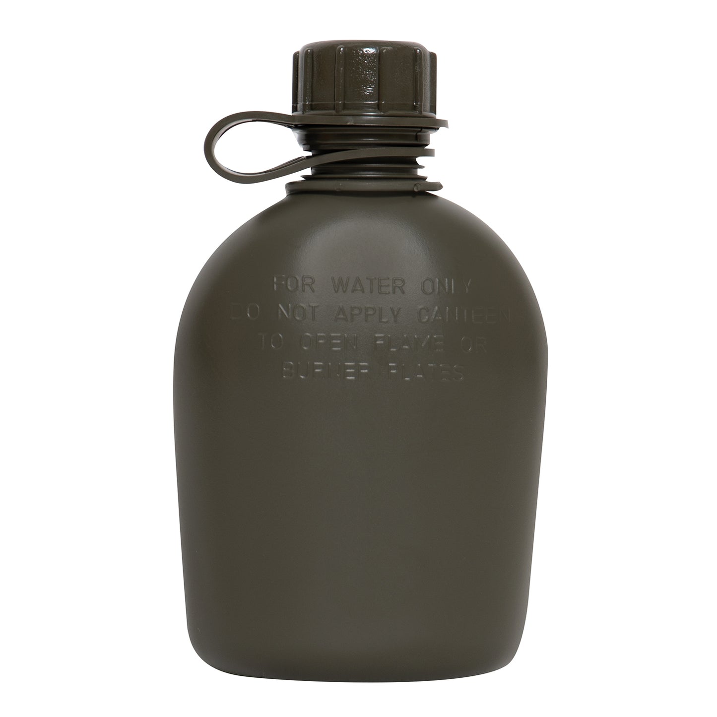 Genuine GI Canteen With Clip is made of a high-density polyethylene plastic that is BPA Free, with a rigid, single wall construction. The military canteen features a screw cap and clip and will fit into any our G.I Style Canteen Covers. U.S. Made, NSN# 8465-00-889-3744 MIL SPEC: MIL-C-43103 www.defenceqstore.com.au