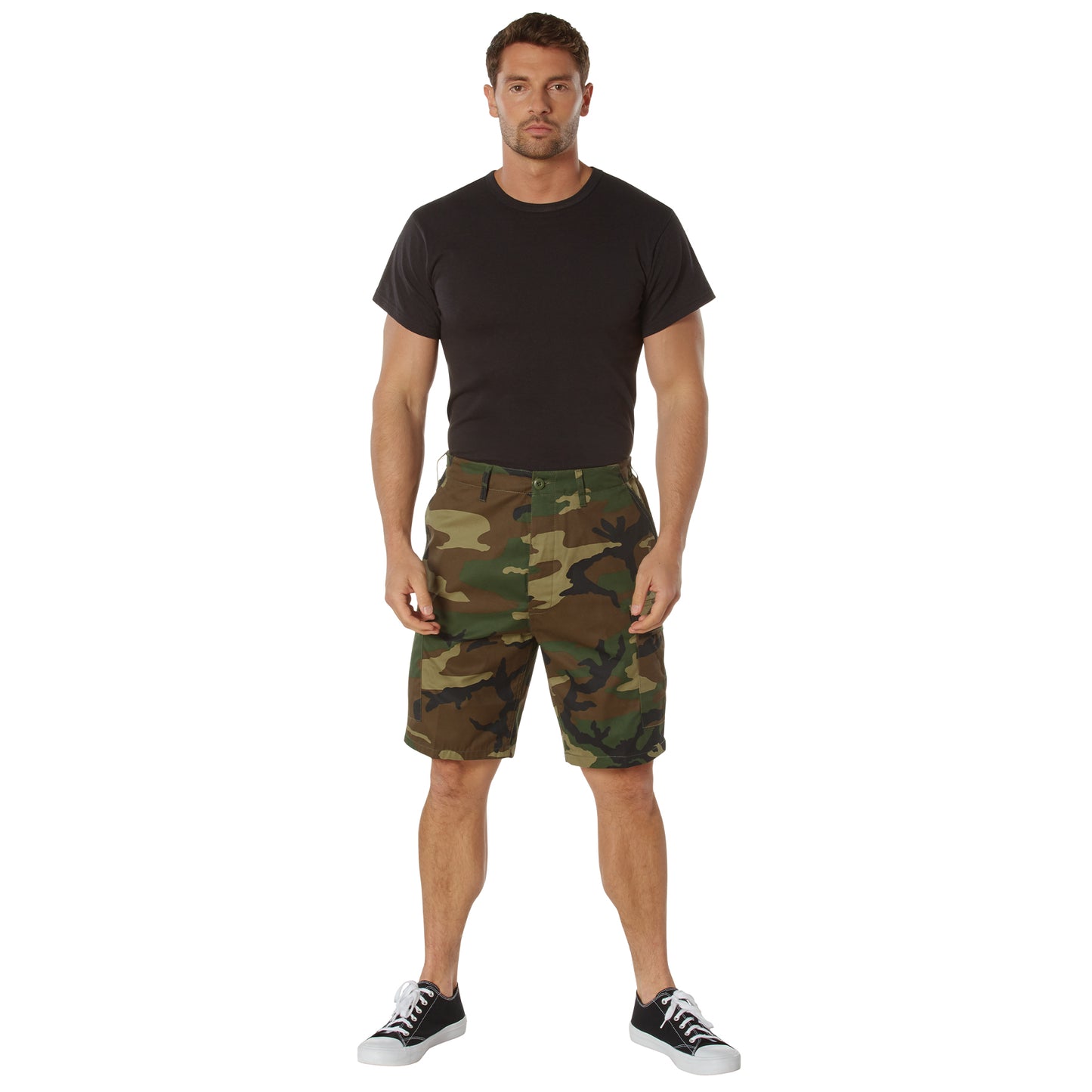 Rothco’s Tactical BDU Shorts are just what you need for the trail, range, and casual style. The cargo shorts provide with 6 pockets for plenty of EDC (Everyday Carry) storage options; two front slash pockets and two rear button down pockets, plus two large side cargo pockets. www.defenceqstore.com.au