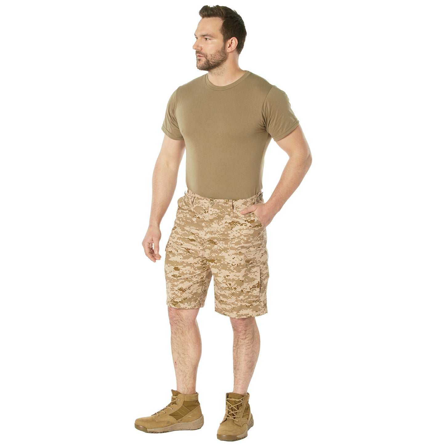 Rothco’s Tactical Camo BDU Shorts are just what you need for the trail, range, and casual style. Constructed from a cotton / polyester fabric blend, our military shorts are built for unparalleled performance, comfort, and convenience while you are on the field. www.defenceqstore.com.au