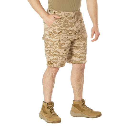 Rothco’s Tactical Camo BDU Shorts are just what you need for the trail, range, and casual style. Constructed from a cotton / polyester fabric blend, our military shorts are built for unparalleled performance, comfort, and convenience while you are on the field. www.defenceqstore.com.au