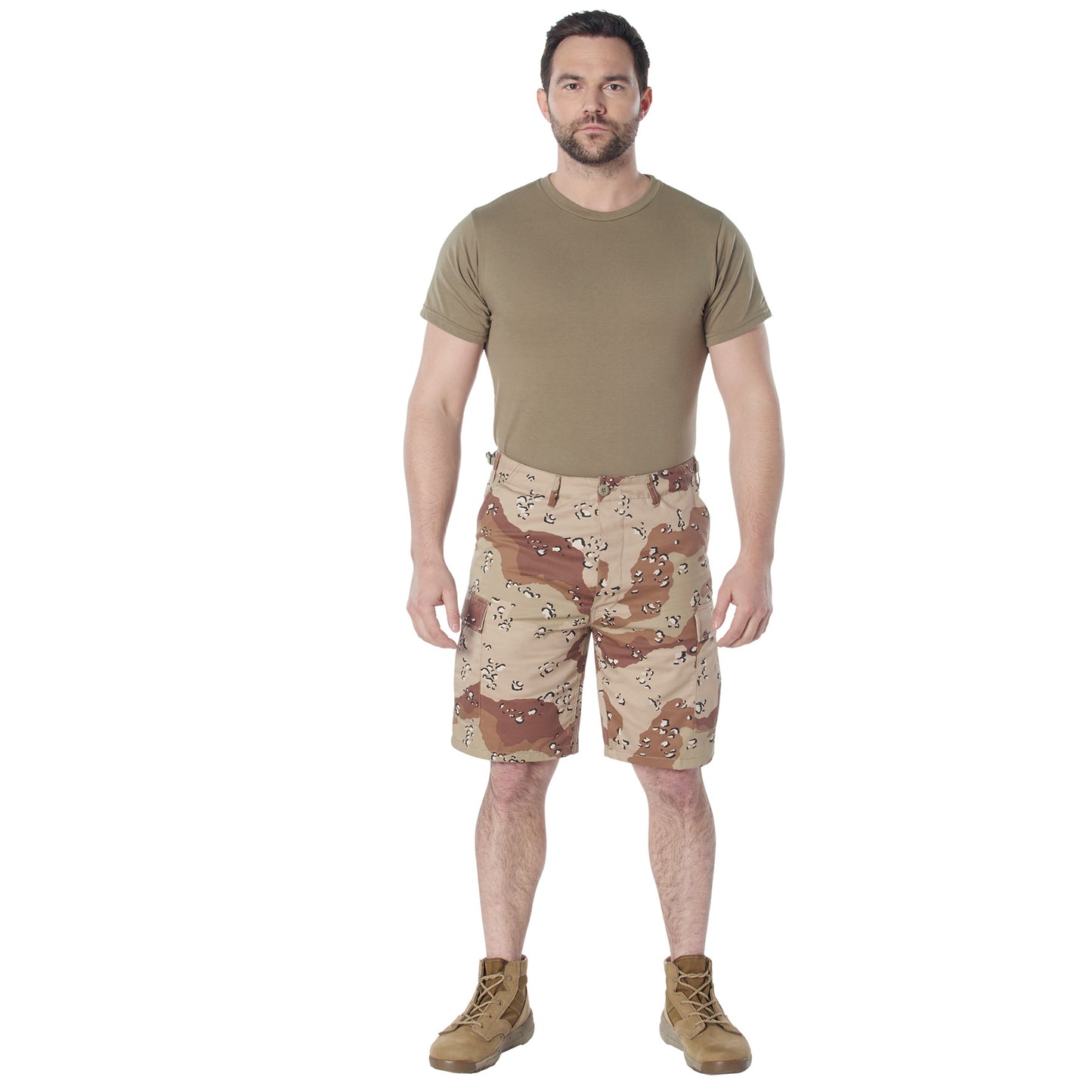 Rothco’s Tactical BDU Shorts are just what you need for the trail, range, and casual style. The cargo shorts provide with 6 pockets for plenty of EDC (Everyday Carry) storage options; two front slash pockets and two rear button down pockets, plus two large side cargo pockets. www.defenceqstore.com.au