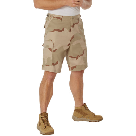 Rothco’s Tactical BDU Shorts are just what you need for the trail, range, and casual style. The cargo shorts provide with 6 pockets for plenty of EDC (Everyday Carry) storage options; two front slash pockets and two rear button down pockets, plus two large side cargo pockets. www.defenceqstore.com.au