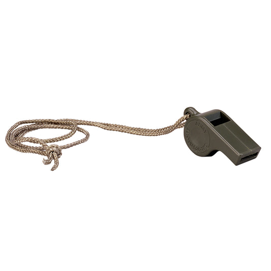 Ensure your safety and command attention with Rothco's Police Whistle. Designed to deliver a sharp, clear sound, this police-style whistle is ideal for emergency signalling, coaching, or any situation requiring immediate attention. www.defenceqstore.com.au
