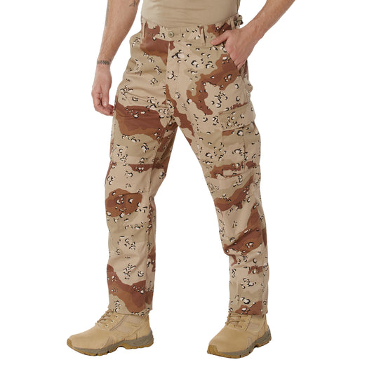 Experience over 4 decades of trusted design with our Color Camo Tactical BDU Pants. Constructed from a robust cotton / polyester fabric blend, these military cargo pants are built for unparalleled performance and comfort. www.defenceqstore.com.au