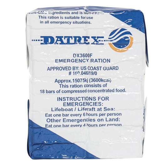 DATREX EMERGENCY RATION BARS MADE IN THE USA. www.defenceqstore.com.au