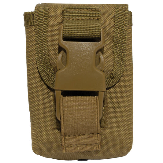 Tactical Pouch Accommodates Small Handheld GPS Devices, Strobes, Lensatic Compasses, And More Hook And Loop Closure On This Survival Pouch Is Reinforced By Side Release Buckle And Two Inside Tie-Down Loops Secure Your GPS Reliably www.defenceqstore.com.au