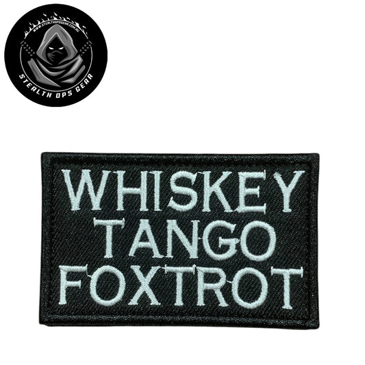 Unleash your creative side with the Whiskey Tango Foxtrot Embroidery Patch Hook & Loop. Measuring 8x5cm, this patch features a stunningly embroidered design and a secure hook & loop backing. A must-have for collectors looking for high-quality additions to their collection. www.defenceqstore.com.au