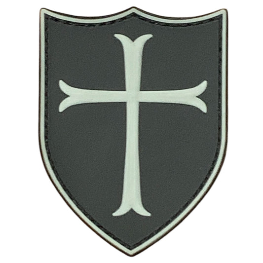 Transform your field gear, jackets, shirts, pants, jeans, hats, and patch boards with the powerful Knights Templar Crusaders Cross PVC Patch. Measuring 8x6cm and equipped with Velcro backing, this badge is the perfect symbol of devotion and strength. Embrace the power and join the crusade today! www.defenceqstore.com.au gray