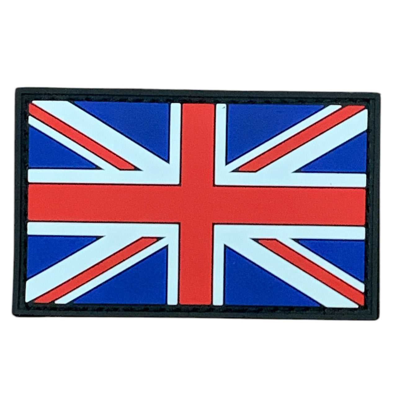 Transform your field gear, jackets, shirts, pants, jeans, hats, and patch boards with the powerful UK Flag Black Border PVC Patch . Measuring 8x5cm and equipped with Velcro backing, this badge is the perfect symbol of devotion and strength. Embrace the power and join the crusade today! www.defenceqstore.com.au