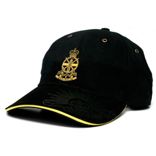 This Army Apprentices School (AAS) cap is both stylish and practical with its cool looks.  This quality heavy brushed cotton cap has the AAS crest embroidered on the front, and also proudly displays the Rising Sun Badge embossed on the peak and engraved on the strap buckle. www.defenceqstore.com.au