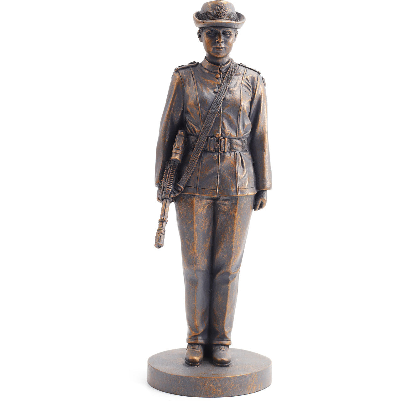 Miniature ADFA Female Air Force Officer is the perfect present for graduates, serving members or veterans. A reflection of service for all Air Force Officers. Whether starting, changing or ending a career in the Royal Australian Air Force this cold cast bronze figurine is the ideal gift, award or collectable. www.defenceqstore.com.au