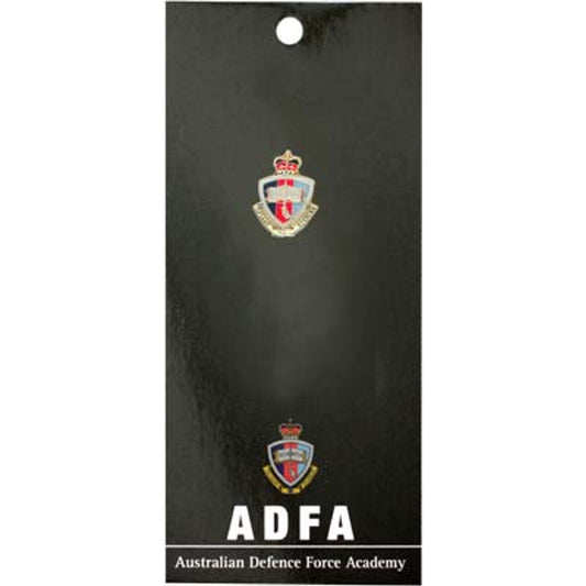 Show your support for the Australian Defence Force Academy with this beautiful 20mm silver-plated lapel pin featuring full-colour enamel. Add a sophisticated, eye-catching touch to any outfit - from your business suit to your cap. Wear it and show your pride! www.defenceqstore.com.au