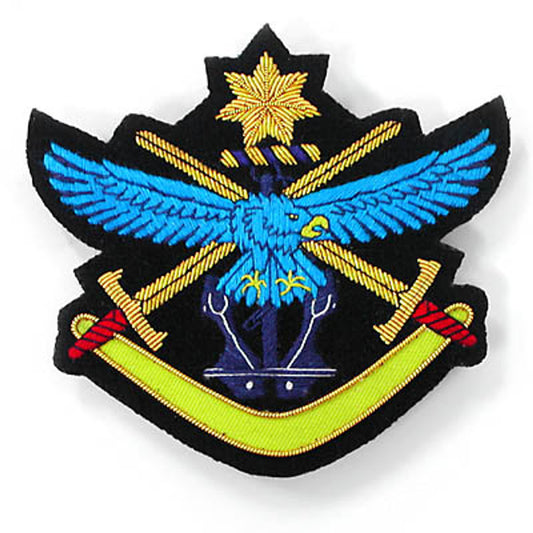 Superb Australian Defence Force (ADF) Bullion Pocket Badge perfect for your Blazer, bag or where you want a stylish badge. Approximate size 80x80mm. Securely fastens with 3 butterfly catches on the back www.defenceqstore.com.au