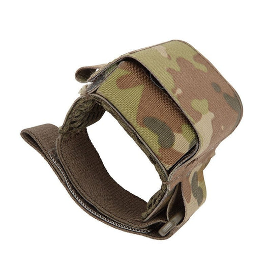 To keep the device secure and comfortably attached to the wrist, providing ease of access to all buttons. Whilst keeping it concealed and hidden from reflective sunlight with the full cover. www.defenceqstore.com.au