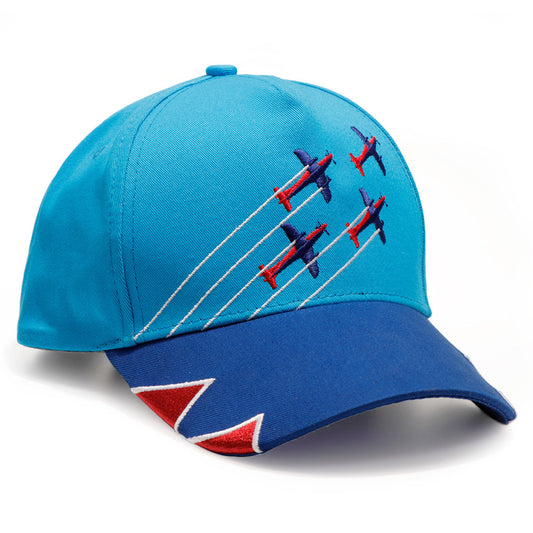 A must have for any air show enthusiast. This quality Aerobatics Cap heavy brushed cotton cap features the much-loved visual of a flight formation beautifully captured in quality embroidery.  www.defenceqstore.com.au