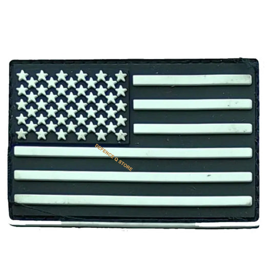 Elevate your style and showcase your patriotic spirit with the America Flag PVC Morale Patch in White on Black! Perfect for attaching to any piece of field gear or clothing, this patch adds a touch of personality and pride to your look. Don't be afraid to get creative - use it to design your own patch board or adorn your jackets, shirts, pants, jeans, or hats. Measuring at 8x5cm, it's the perfect size to make a statement. www.defenceqstore.com.au