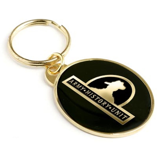 Adorn your keys with 1st Recruit Training Battalion (Army History Unit) gold-plated key ring! Show your pride and inspire conversation - this beautiful 40mm enameled piece is sure to keep your keys organized and stylish. www.defenceqstore.com.au