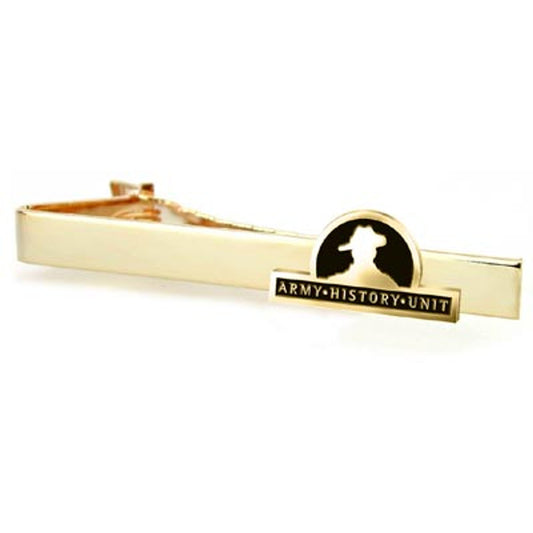 Add a touch of elegance to your look with the Army History Unit 20mm enamel tie bar! Crafted with gold-plated material, this gorgeous tie bar is perfect for any work or formal occasion. www.defenceqstore.com.au