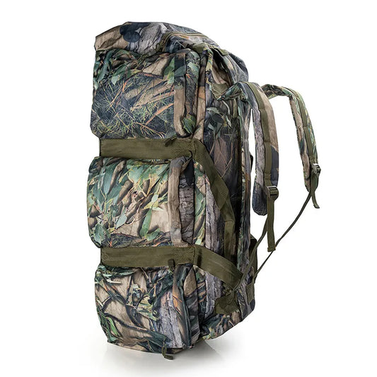 Experience the rugged outdoors with Austealth's Native Camouflage 100L Duffle Bag! Made of 900D Oxford Fabric for superior strength and waterproofing, this bag has everything you need to conquer any terrain. www.defenceqstore.com.au