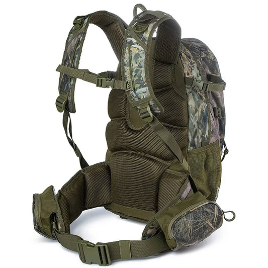 Experience the perfect blend of utility and style with the Austealth Native Camouflage 44L Stealth Backpack! Constructed from 400gsm Knit Fabric with PVC Coating, this backpack offers the ultimate in durability and protection. www.defenceqstore.com.au