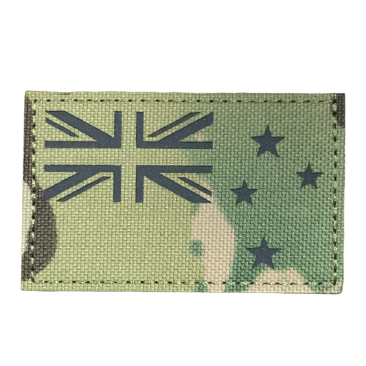 Experience the versatility and quality of our Australia Multicam Laser Cut Patch! This 8x5cm patch features a hook and loop backing for easy application and removal. Both hook and loop pieces are provided for your convenience. Show off your love for Australia in style with this must-have patch! www.defenceqstore.com.au