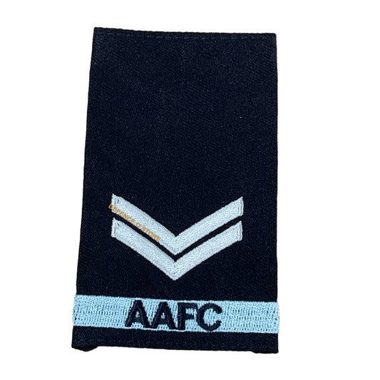 AAFC Australian Air Force Cadets Cadet Corporal CCPL Rank Insignia  Sold as x1 Rank Slide Only www.defenceqstore.com.au