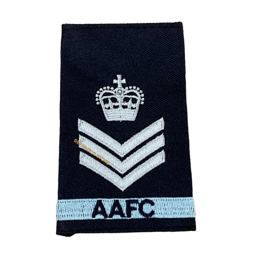 AAFC Australian Air Force Cadets Cadet Flight Sergeant CFSGT Rank Insignia  Sold as x1 Rank Slide Only www.defenceqstore.com.au