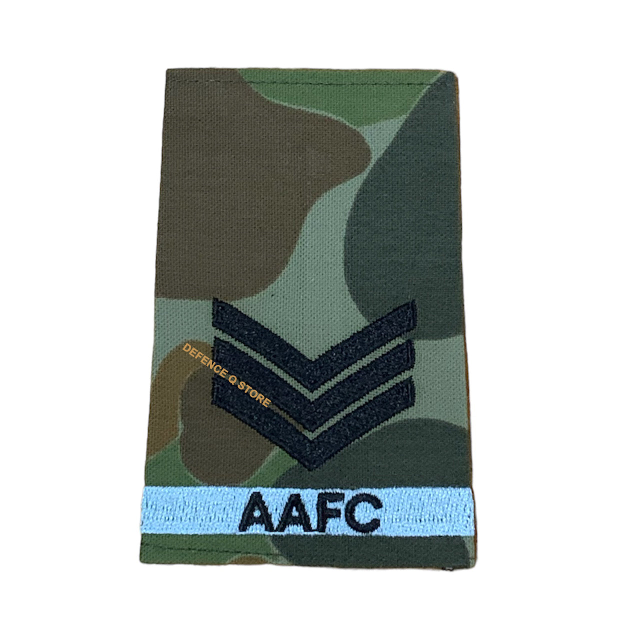 AAFC Australian Air Force Cadets Cadet Sergeant CSGT Auscam Rank Insignia DPCU  Sold as x1 Rank Slide Only www.defenceqstore.com.au