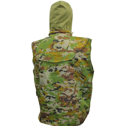 The Australian Multicam Ranger Vest AMC is built for serious fieldwork. Eight strategically placed front pockets—three with secure velcro flaps, three with reliable zips, and two hand warmers—keep your essentials within reach. www.defenceqstore.com.au