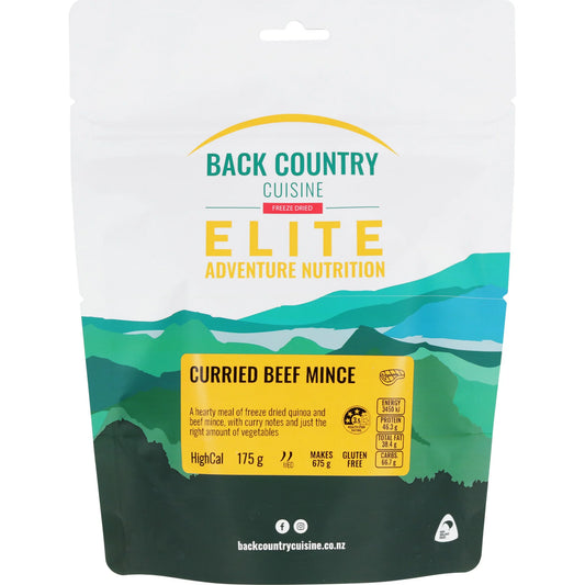 A hearty meal of freeze-dried quinoa and beef mince, with curry notes and just the right amount of vegetables. www.defenceqstore.com.au