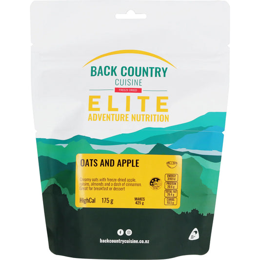 Creamy oats with freeze-dried apple, raisins, almonds and a dash of cinnamon. Great for breakfast or dessert. www.defenceqstore.com.au