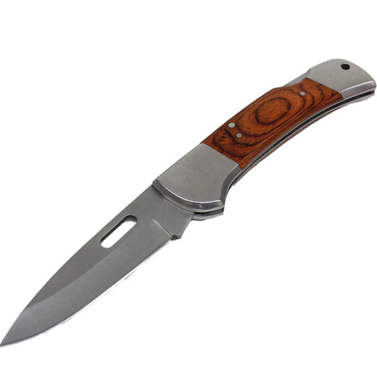 Versatile pocket knife with single handed opening for those moments when you need to get the blade out while the other hand is busy 80mm Stainless Steel Blade 200mm Overall 115mm long folded www.defenceqstore.com.au