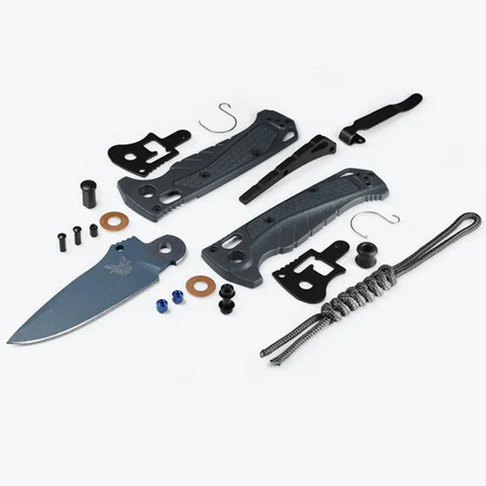 Benchmade's hard-use, aquatic EDC known as the “angler's favourite folder” just got a refresh. Meet the 18065BT-01 Mini Adira™, a stealthier variant of the original, built for tasks on deck and off. Donning an understated tempest gray Grivory handle paired with a pop of sapphire blue PVD on the thumbstud, the 18065BT-01 Mini Adira™ sports a nimble 81.5mm drop point bladeof CPM-MagnaCut stainless steel, now with an updated Cerakote blue titanium blade finish. www.defenceqstore.com.au